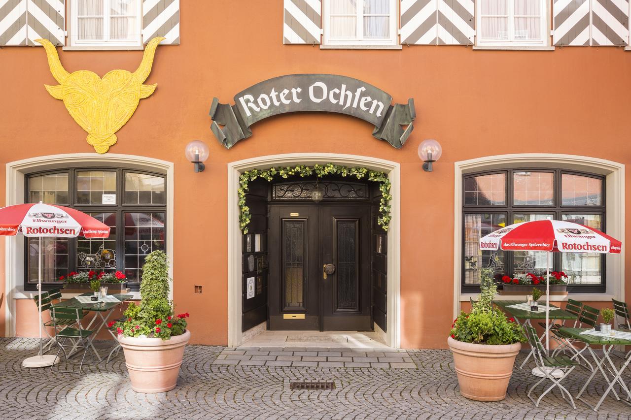 Brauereigasthof-Hotel Roter Ochsen Ellwangen Bagian luar foto